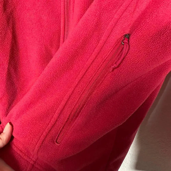 Columbia Pink Full Zip Fleece Jacket 3X - Picture 3 of 7